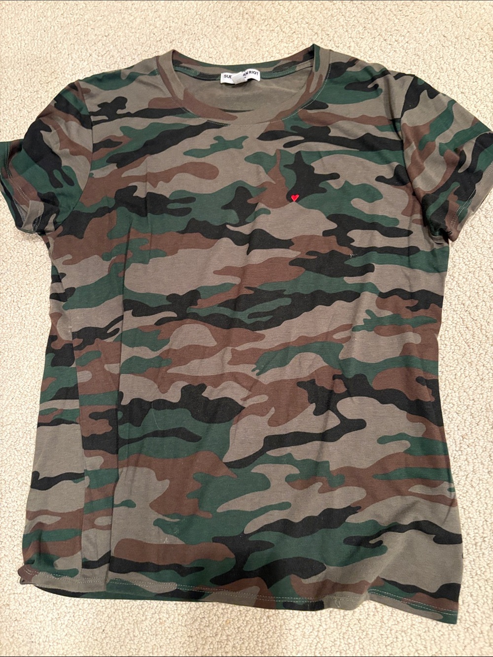 Sub_Urban Riot Kids Camo Tee - Green, Brown, Black